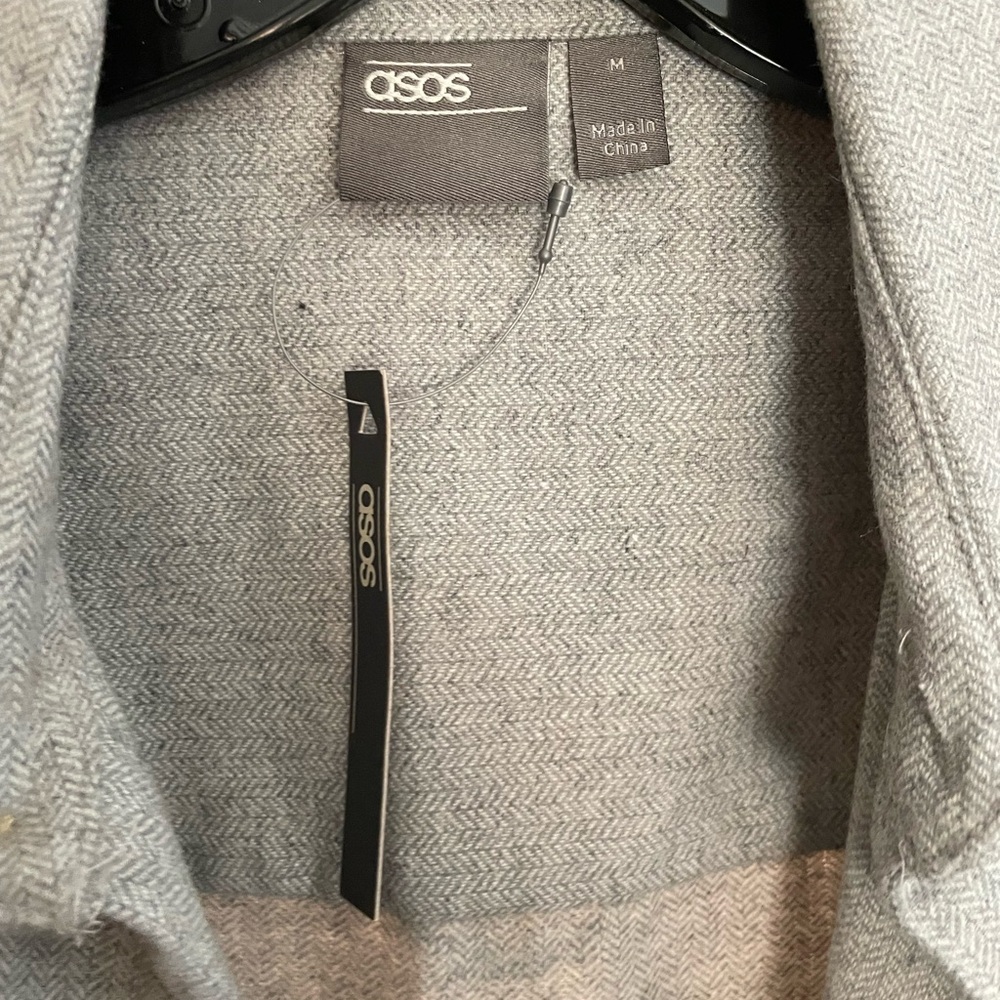 ASOS Light Gray Utility Jacket - Picture 2 of 3